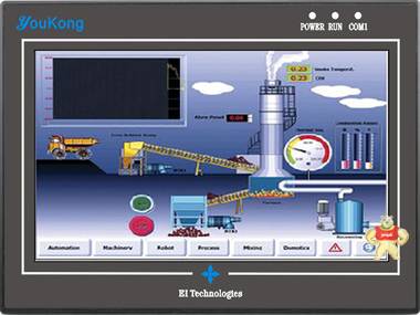 YKHMI中达优控S700A工业触摸屏显示器人机界面 