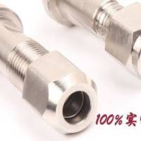 不锈钢卡套接头 减压器出气接头 色谱配件3mm配卡套