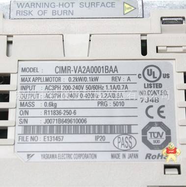 供应C1MR-VA2A0001BAA日本安川伺服电机全新原装现货 