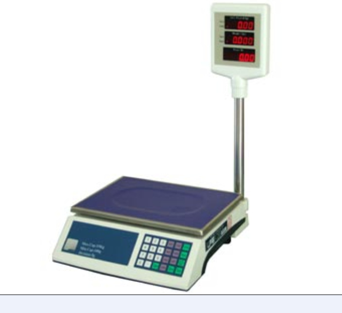准确度Ⅲ级 友声计价带立杆台秤  ACS-30kg/10g计价电子称