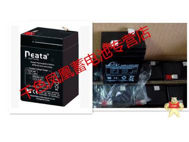 6V4.5AH电池 NEATA蓄电池 NT6-4.5 玩具车电子称6V电瓶质保一年 