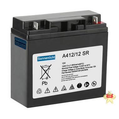 德国阳光蓄电池A412/12 SR进口12V12AH储能电池电力通讯直流屏 