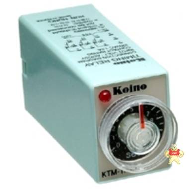 韩国建兴KOINO时间继电器KTM-3M（3MIN-24H）DC24V/AC110 /220V 