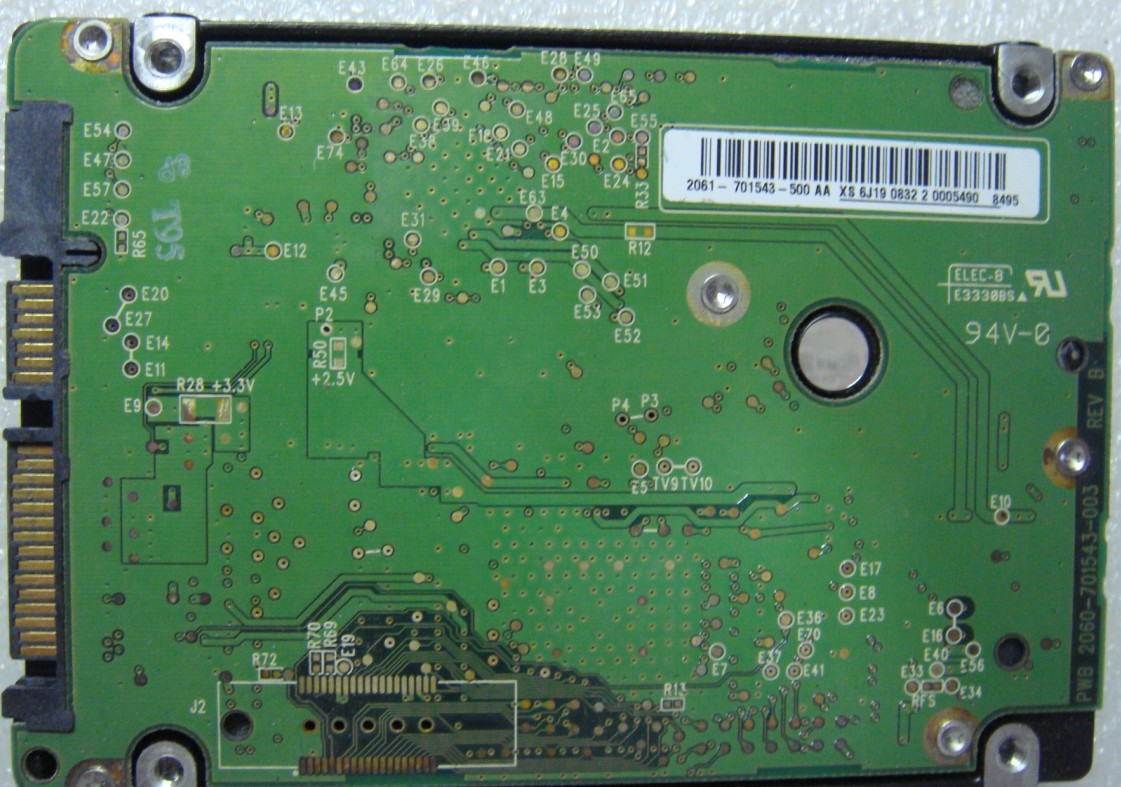 WD/西部数据迅猛龙3.5寸硬盘电路板2060-701543-003 REV B电路板