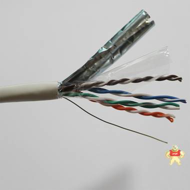 原装现货AMP安普屏蔽网线全铜防干扰超五类屏蔽双绞线219413-2 