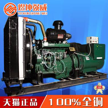 上海柴油发电机组250KW全铜无刷 2015低价冲销量全国包邮免费调试 
