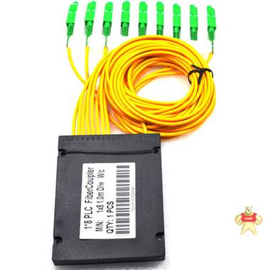 厂家直销HSGQ电信级光分路器 SC/UPC盒式1分8光分路器 可定制 
