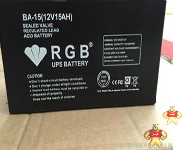 美国RGB蓄电池BA-8 UPS电源蓄电池 