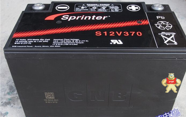 美国GNB蓄电池S12V370 工业UPS电源蓄电池 