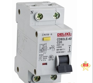 供应断路器现货德力西CDB3LE “相线+中性线”漏电保护断路器 