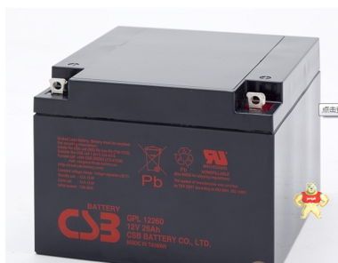 GPL12260台湾CSB蓄电池12V26Ah长寿命电池 
