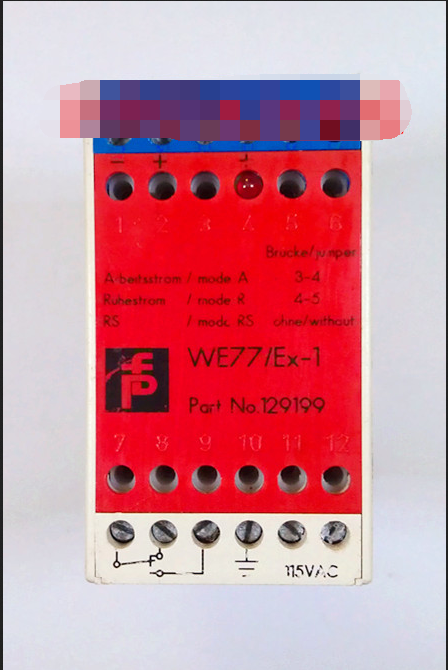 全新现货德国 倍加福PEPPERL+FUCHS 安全续电器WE77/EX-1