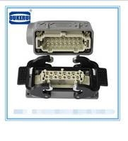 【94大促】重载连接器 矩形插头 HE-016 16芯 16A 航空插头