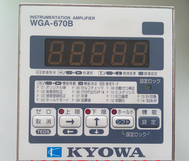 全新现货日本 共和电业KYOWA 传感器信号放大器 WGA-670B