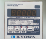 全新现货日本 共和电业KYOWA 传感器信号放大器 WGA-670B