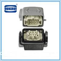 【94大促】重载连接器HE-006 6芯 16A 航空插头 热流道接插件