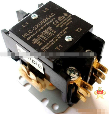 厂家直销UL认证空调制冷用接触器HLC-2XU02AAC 