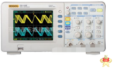 RIGOL普源DS1102E数字示波器真彩屏100M带宽双通道采样1GSa/s 