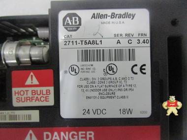 Allen-Bradley   2711-T5A8L1     触摸屏 智能自动化工控 