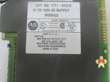 Allen-Bradley  1771-OAD PLC 