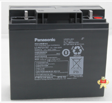 松下免维护蓄电池 LC-PD1217ST 12V17AH UPS电源专用 
