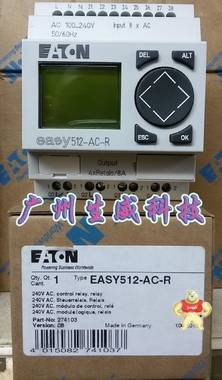 EATON MOELLER 控制继电器EASY512-AC-R 原装现货现货 