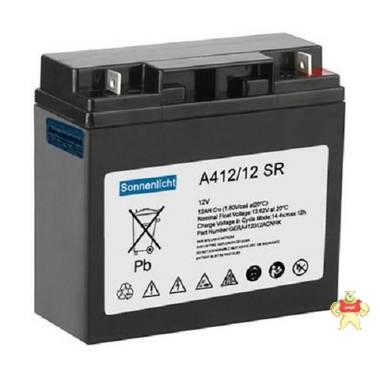 德国阳光蓄电池A412/12SR 免维护12V12AH胶体蓄电池 阳光蓄电池,德国阳光蓄电池,埃克塞德电池