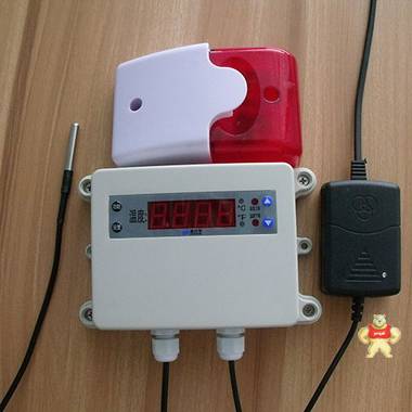 温度报警器 HA2119AT-01B 6*50mm不锈钢传感器 上下限继电器输出 