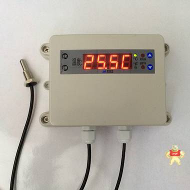 温度报警器 HA2119AT-03 M10螺纹不锈钢传感器 上下限继电器输出 温度报警器,嘉智捷