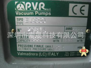 意大利PVR真空泵 EU300 