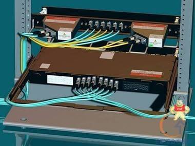 安普 代理商光纤配线架│AMP光纤配线架送48口ST面板 