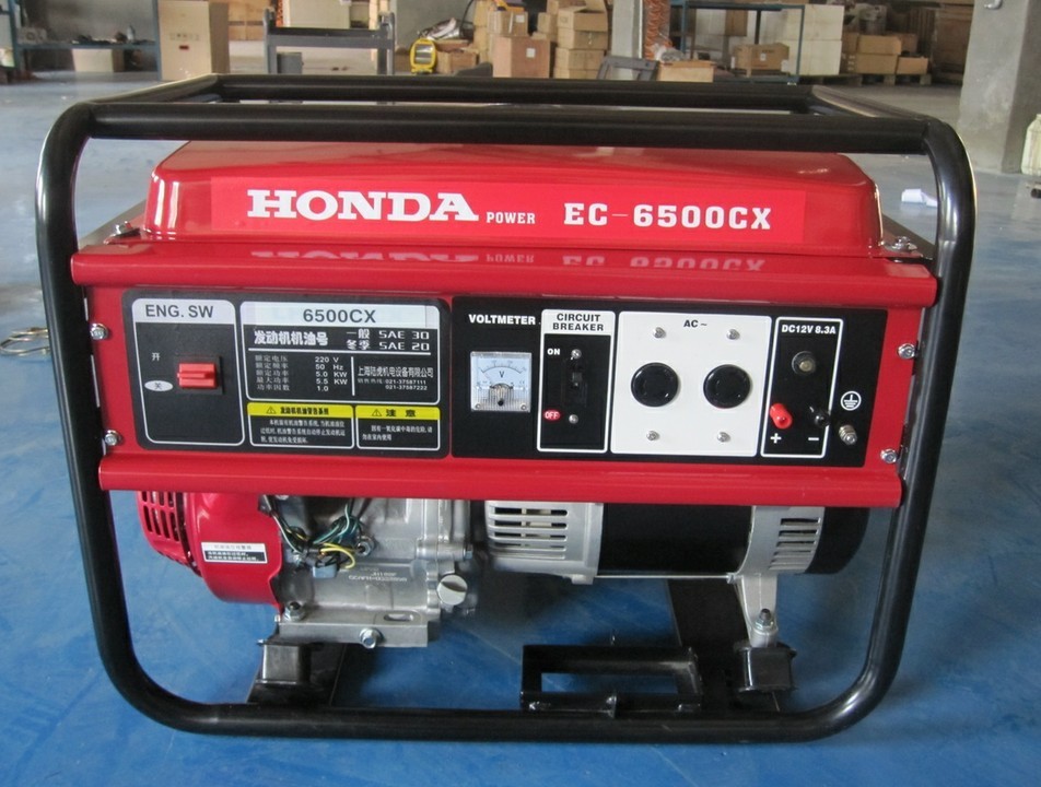 HONDA本田GX390,5kW汽油发电机, 本田5kW发电机组,家用单相220V