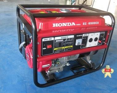 HONDA本田GX390,5kW汽油发电机组家用手拉启动EL6500CX 