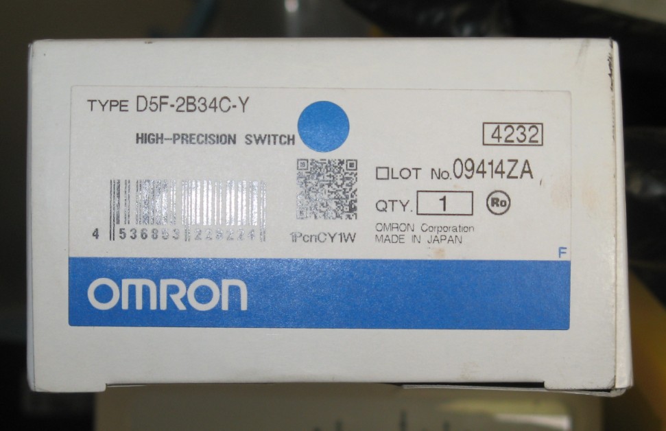 OMRON     D5F-2B34C-Y   LIMIT SWITCH