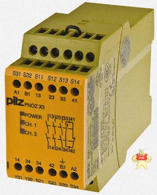 Safety Relays PNOZ X3 safety relay w/LED,24Vac/dc Pilz 