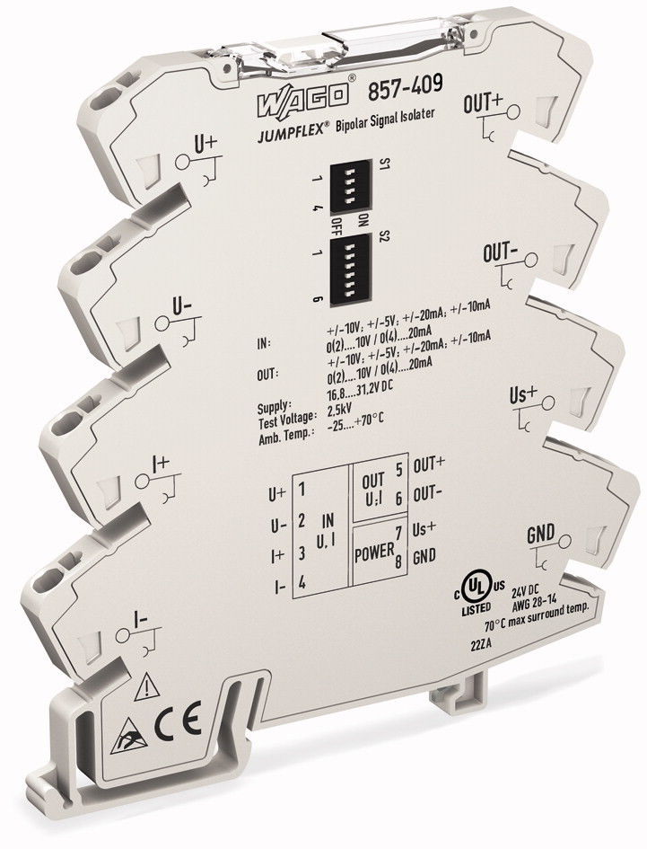 857-409 Wago JUMPFLEX-Messumformer; Bipolar Trennverstärker