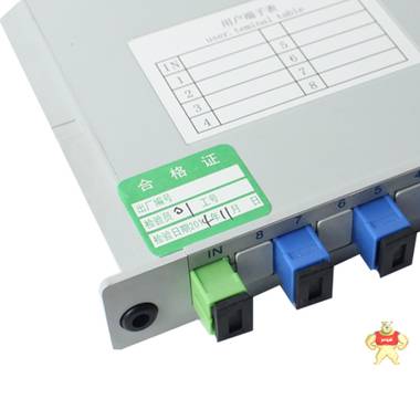 1-4 PLC插片式光分路器1分4插卡式sc光纤分光器电信级一分四sc 