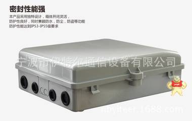 厂家直销 SMC 1分32芯 插片式光分路器箱 分光分纤箱 室外光分箱 