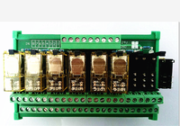厂家直销和泉4路 6路 8路10路 12路 16路继电器模组 PLC放大板