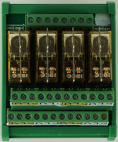 现货和泉4路继电器模组 PLC放大板 和泉继电器模组4路DC24V