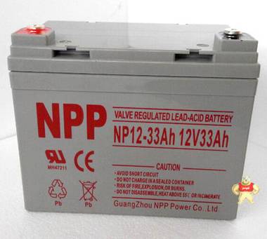 原装耐普UPS电源/蓄电池 NP12-33 太阳能免维护蓄电池 12V33AH 