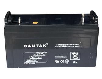 SANTAK山特蓄电池12V100AH  山特6GFM-100免维护铅酸蓄电池