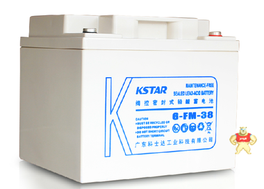 科士达太阳能蓄电池6-FM-38  12V38AH路灯消防专用UPS蓄电池 