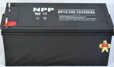 NPP 耐普蓄电池 NP12-200 太阳能免维护蓄电池 12V200AH UPS电源 可耐阳光科技 