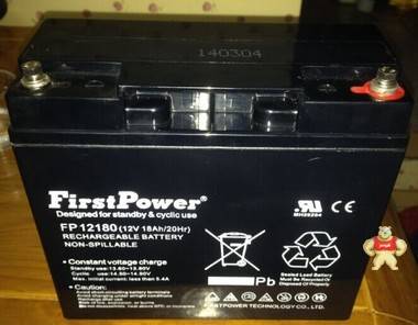 2015库存原装现货美国一电Firstpower12V18AH电池. 原装蓄电池 