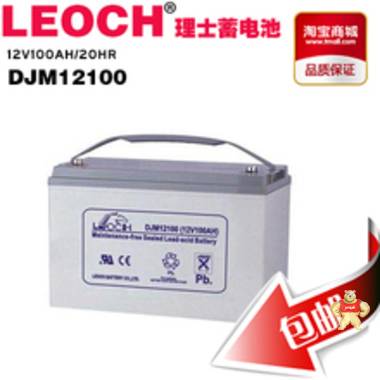 LEOCH理士电瓶 DJM12100 12V100AH UPS蓄电池 UPS不间断电源电池 可耐阳光科技 
