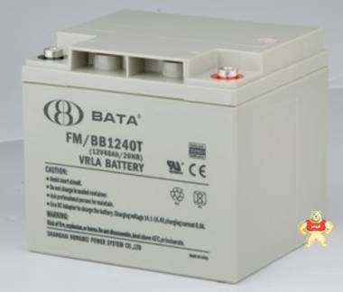 12V40AH免维护蓄电池 鸿贝蓄电池12V40AH 鸿贝FM/BB1240T蓄电池 