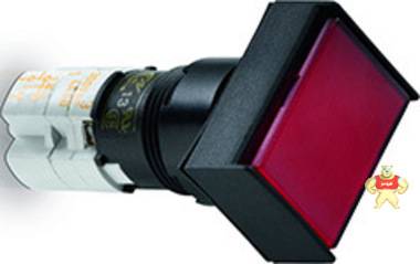 RAFI纳安斐 照明按钮 开孔16mm 方形 平面灯罩 LUMOTAST 75系列  1.15.108.276/0000 广州纳铁福工业机电 