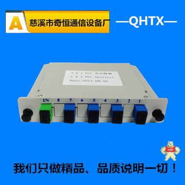 宁波光纤分路器厂家，1分4PLC插片式光纤分路器 