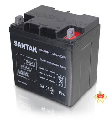 山特蓄电池SANTAK蓄电池6GFM24（12V24AH/20HR）现货供应 